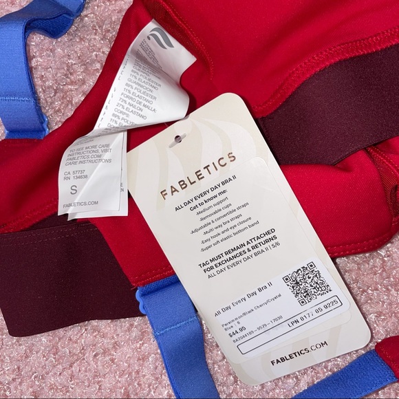 Fabletics ALL DAY EVERY DAY BRA II (PERSIMMON/BLAC - Picture 9 of 10